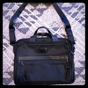 Tumi Expandable Laptop Brief Computer Bag